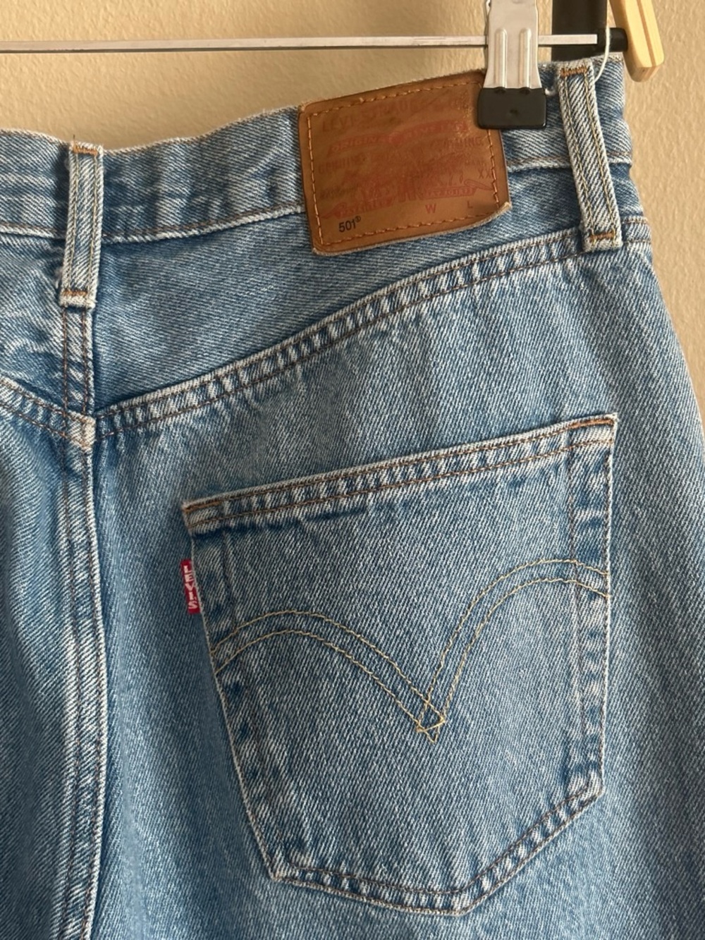 Perfectly Worn In 501 Levi’s Straight Leg Jeans